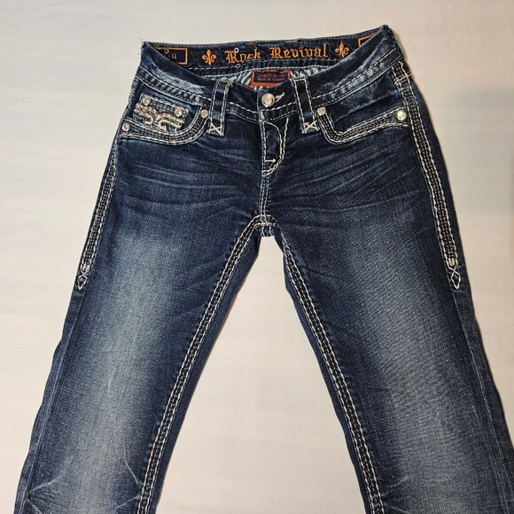 ROCK REVIVAL Tali Bootcut Jeans Size 24 - Picture 5 of 13